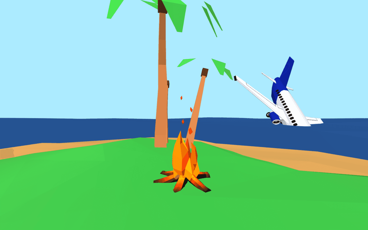 An screenshot of the Beach Game